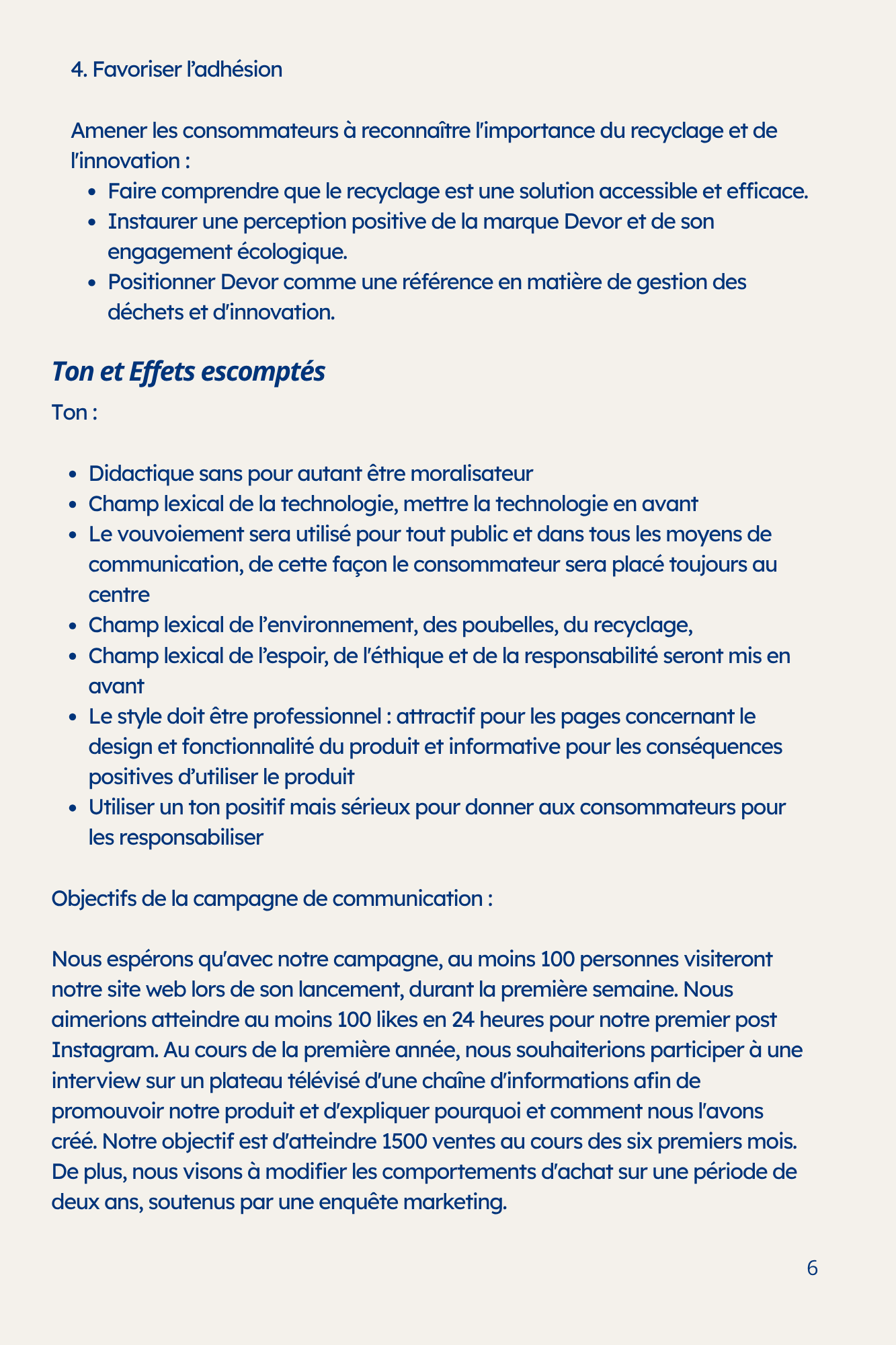 Plan de communication Devor image 6