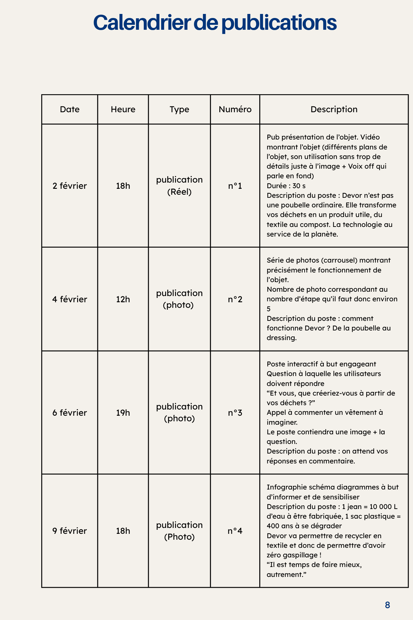 Plan de communication Devor image 8