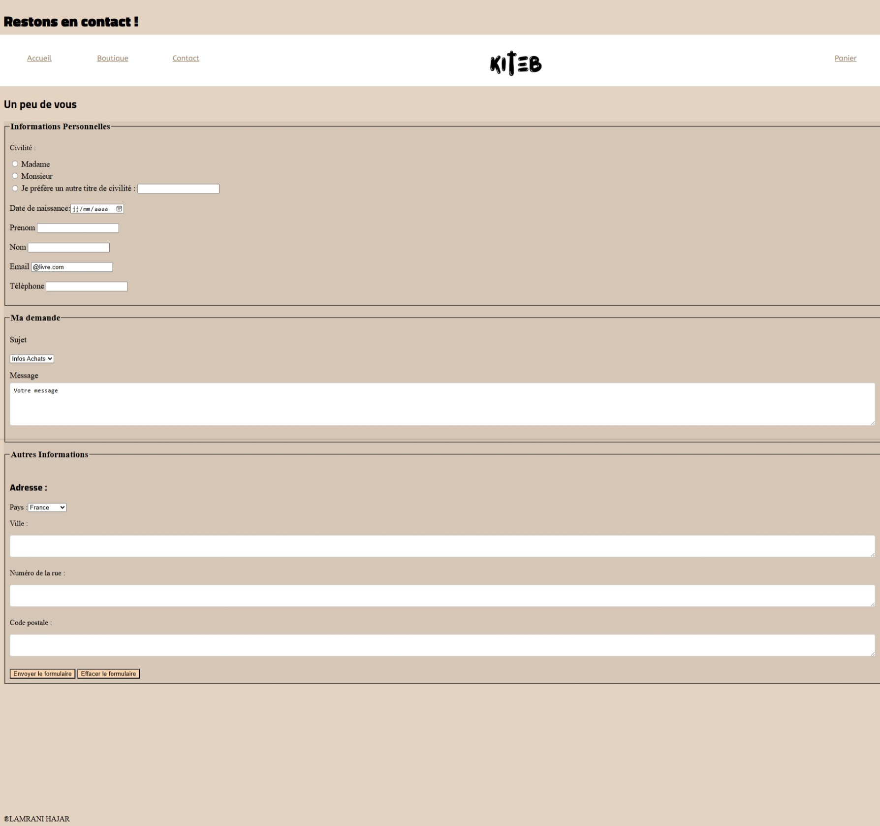 Site Web statique e-commerce image 3