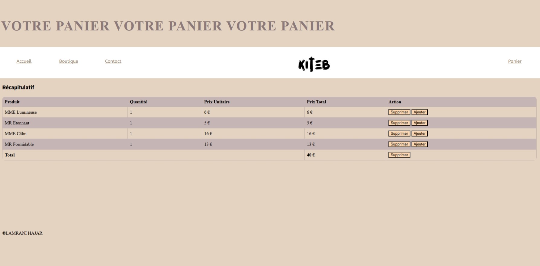 Site Web statique e-commerce image 4